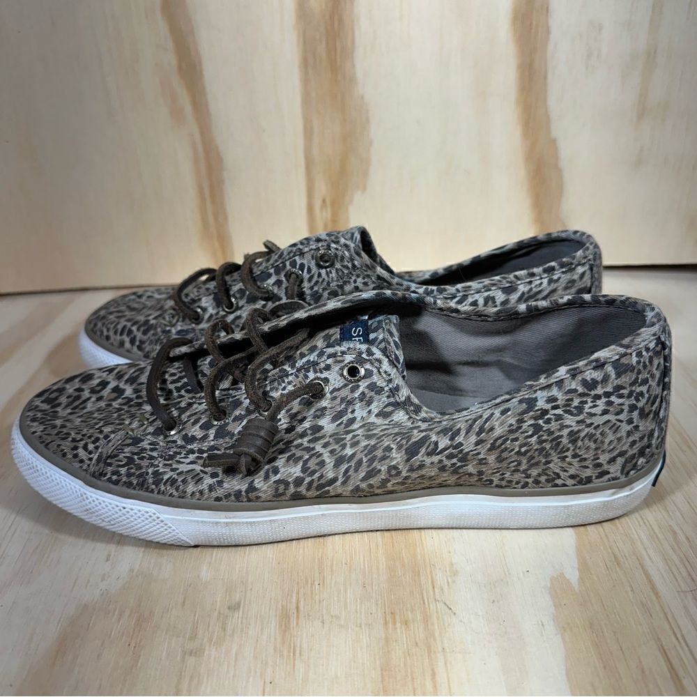 Sperry Animal Print Sneakers Women’s Size 8.5